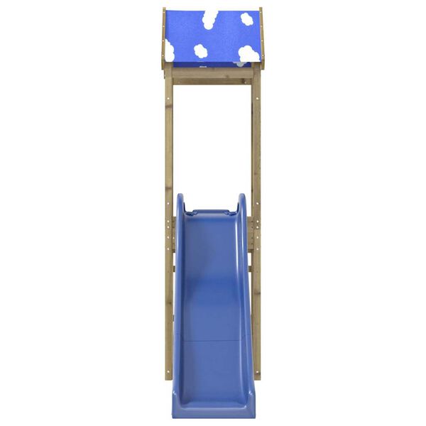 vidaXL Conjunto de brincar para exterior madeira de pinho impregnada