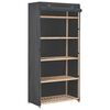 vidaXL Roupeiro 79x40x170 cm tecido cinzento