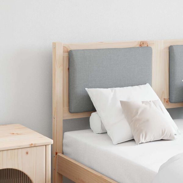 vidaXL Cabeceira Outros Castanho 135 cm Madeira de pinho maciça