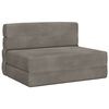 vidaXL Sof&aacute; Cama Dobr&aacute;vel Cinzento-claro 70 x 72 x 60 cm Tecido