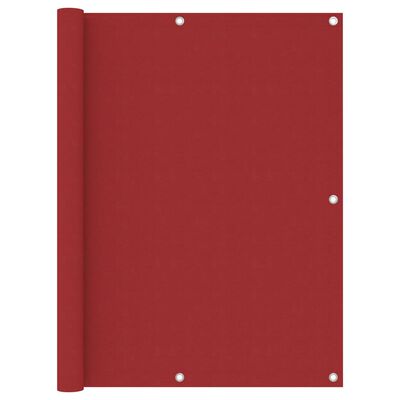 vidaXL Tela de varanda 120x300 cm tecido Oxford vermelho