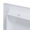 vidaXL Pain&eacute;is de Acesso Branco 30 x 30 cm Pl&aacute;stico ABS