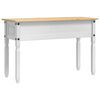 vidaXL Mesa de apoio com gaveta Branco 115 x 46 x 73 cm