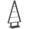 vidaXL &Aacute;rvore de Natal de metal Preto 60 cm A&ccedil;o
