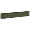 vidaXL Cama de Jardim Elevada Verde-Azeitona 300 x 40 x 40 cm A&ccedil;o