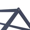 vidaXL Estrutura de cama para crian&ccedil;as 70x140 cm pinho maci&ccedil;o cinzento