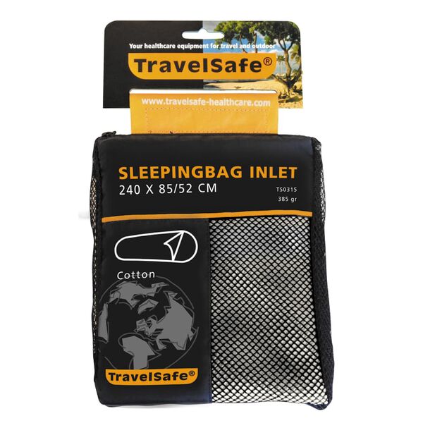 Saco de dormir de algod&atilde;o da Travelsafe TS0315