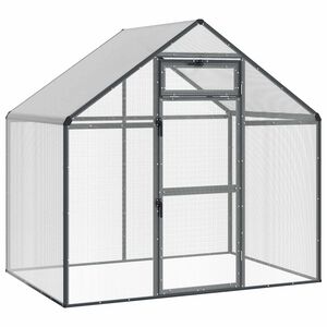 vidaXL Gaiola para P&aacute;ssaros Antracite 181,5 x 112 x 173,5 cm
