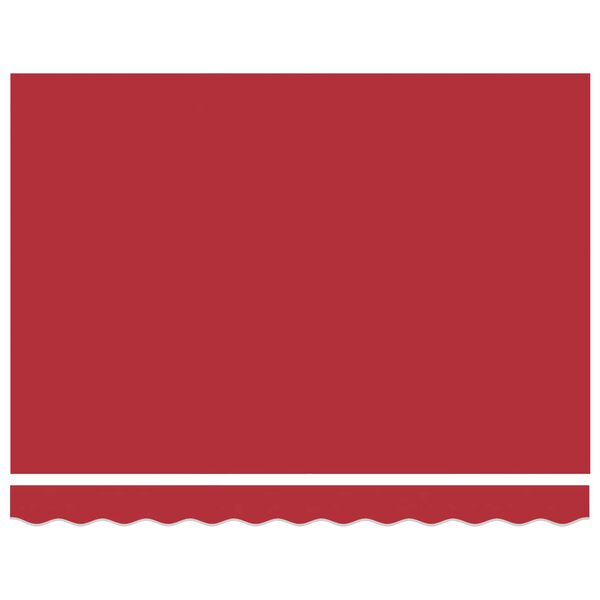 vidaXL Toldo Vermelho 350 x 250 x 165 cm Poliéster e Alumínio