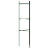 vidaXL Suportes para tomateiros 4 pcs 116 cm a&ccedil;o e PP