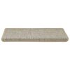 vidaXL Tapetes escada adesivos aspeto sisal 30 pcs 65x21x4 cm verde