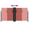 vidaXL Toldo lateral retr&aacute;til 120x1000 cm terracotta