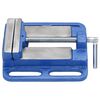 vidaXL Torno para furadora 100 mm ferro fundido azul