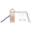 vidaXL Conjunto de brincar para exterior madeira de douglas maci&ccedil;a