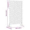 vidaXL Protetor de Privacidade Antracite 100 x 50 x 180 cm Aço