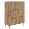 vidaXL Gabinete de Gavetas Carvalho Arttisan 66 x 34,5 x 90 cm