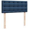 vidaXL Cama boxspring com colch&atilde;o 120x190 cm tecido azul