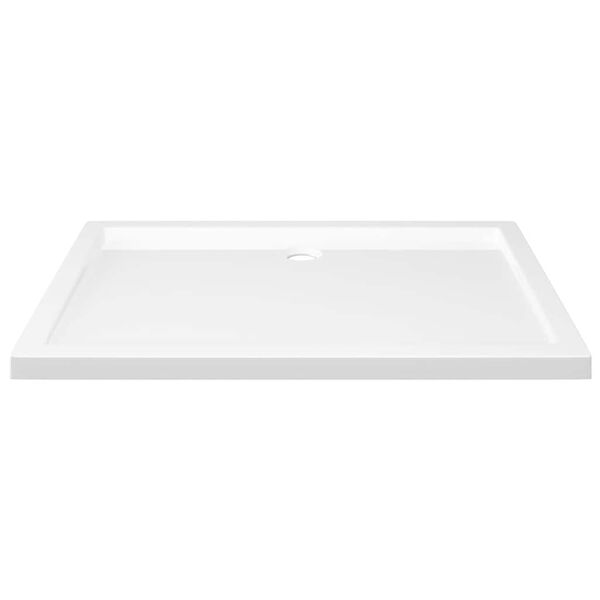 vidaXL Base de chuveiro retangular 70x100 cm ABS branco