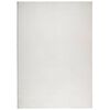 vidaXL Tapete de pelo curto IZA visual escandinavo 120x170cm cor creme