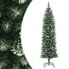 vidaXL &Aacute;rvore de Natal artificial fina com suporte 120 cm PVC