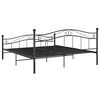 vidaXL Estrutura de cama 160x200 cm metal preto