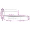 vidaXL Estrutura de cama s/ colch&atilde;o derivados madeira carvalho fumado