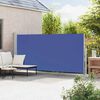vidaXL Toldo lateral retr&aacute;til para p&aacute;tio 180x500 cm azul