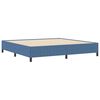 vidaXL Cama Box Azul 200 x 200 cm Veludo
