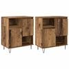 vidaXL Buffet 2 unid. Madeira antiga 60 x 35 x 70 cm