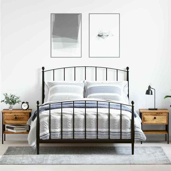 vidaXL Arm&aacute;rio de Cabeceira 2 pcs Madeira antiga 40 x 42 x 45 cm