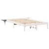 vidaXL Estrutura da Cama Branco 135 x 190 cm