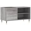 vidaXL Arm&aacute;rio p/ discos 85x38x48 cm derivados madeira cinzento sonoma
