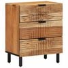 vidaXL Arm&aacute;rio de cama Castanho 50 x 33 x 62 cm