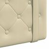 vidaXL Cabeceira Suspensa Creme 150 x 55 x 5 cm Couro Sint&eacute;tico