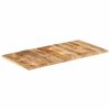 vidaXL Tampo de mesa 25-27 mm 120x60 cm madeira de mangueira maci&ccedil;a