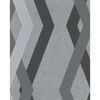 Papel de parede Noordwand Topchic Graphic Lines Diamonds Cinza e Preto