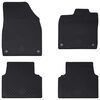 vidaXL Tapete de carro 4 pcs Preto Ajust&aacute;vel para VW ID.3 2019-