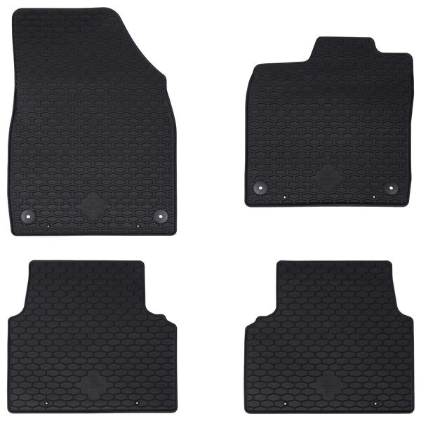vidaXL Tapete de carro 4 pcs Preto Ajust&aacute;vel para VW ID.3 2019-