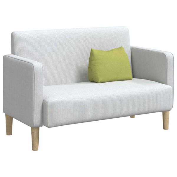 vidaXL Travesseiro para Costas Verde Claro 45 x 20 x 35 cm tecido