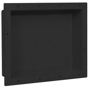 vidaXL Habit&aacute;culo de chuveiro 41x51x10 cm preto mate