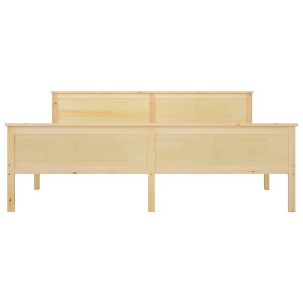 vidaXL Estrutura de cama 180x200 cm pinho maci&ccedil;o