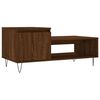 vidaXL Mesa de centro 100x50x45 cm derivados madeira carvalho castanho