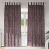 vidaXL Cortinas de Veludo 2 pcs Castanho 225 x 140 cm Veludo