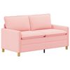 vidaXL Sof&aacute; Rosa 156 x 81 x 87,5 cm Tecido