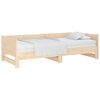 vidaXL Sof&aacute;-cama de puxar pinho maci&ccedil;o 2x(90x190) cm