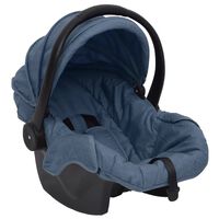 vidaXL Cadeira de automóvel para bebé 42x65x57 cm azul-marinho