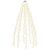 vidaXL Cord&atilde;o de luzes para &aacute;rvore de Natal 210 LED 210 cm