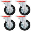 vidaXL Rodas girat&oacute;rias 4 pcs 100 mm