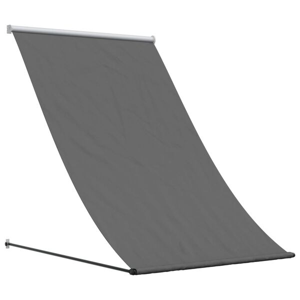 vidaXL Toldo retr&aacute;til 150x150 cm tecido e a&ccedil;o antracite