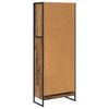 vidaXL Gabinete de Livros Madeira Antiga 80 x 30 x 155 cm